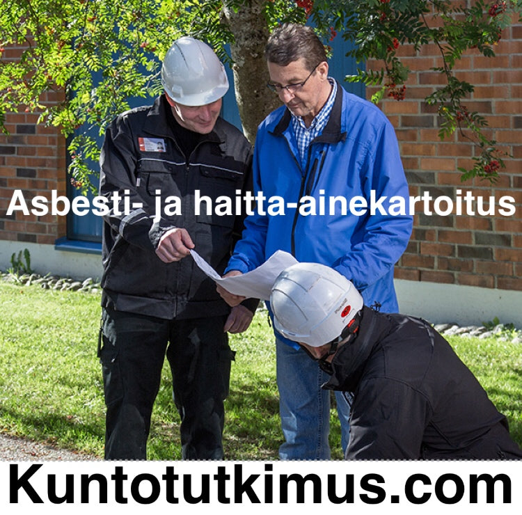 Taloyhtiön asbesti- ja haitta-ainekartoitus, kiinteistön sisäpuoli